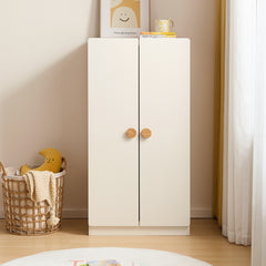 Lucas Kids White Wardrobe Cabinet