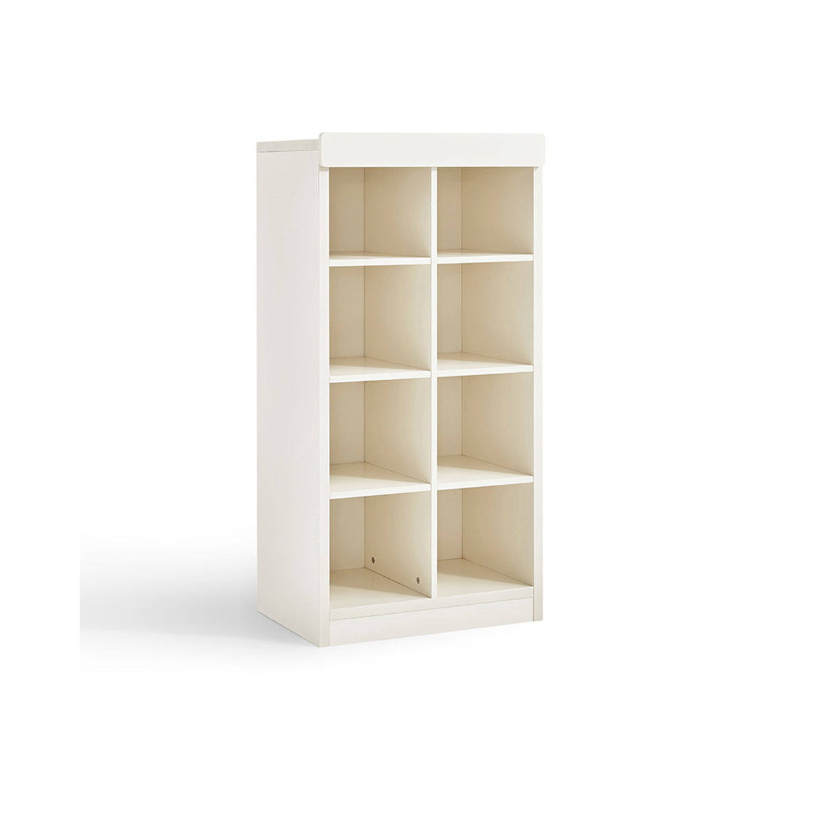 lucas kids white grid display cabinet all 6