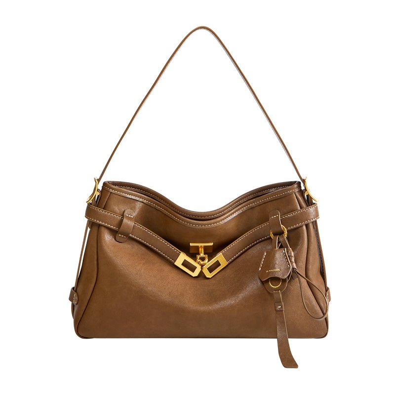 Luxe Fortune Chime Slouch Shoulder Bag