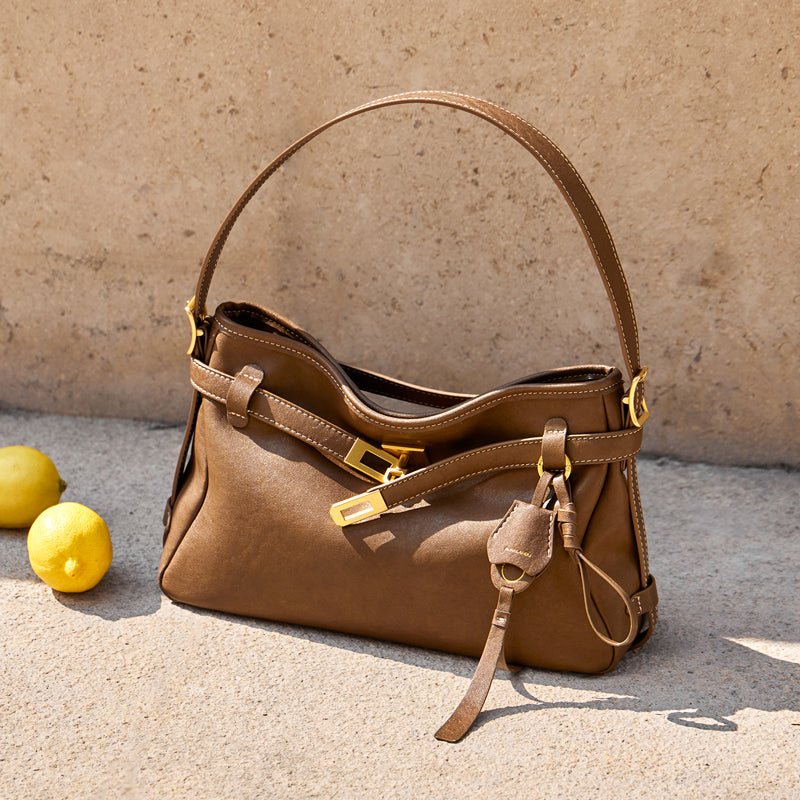 Luxe Fortune Chime Slouch Shoulder Bag