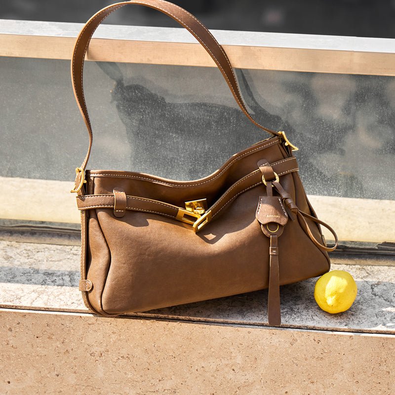 Luxe Fortune Chime Slouch Shoulder Bag