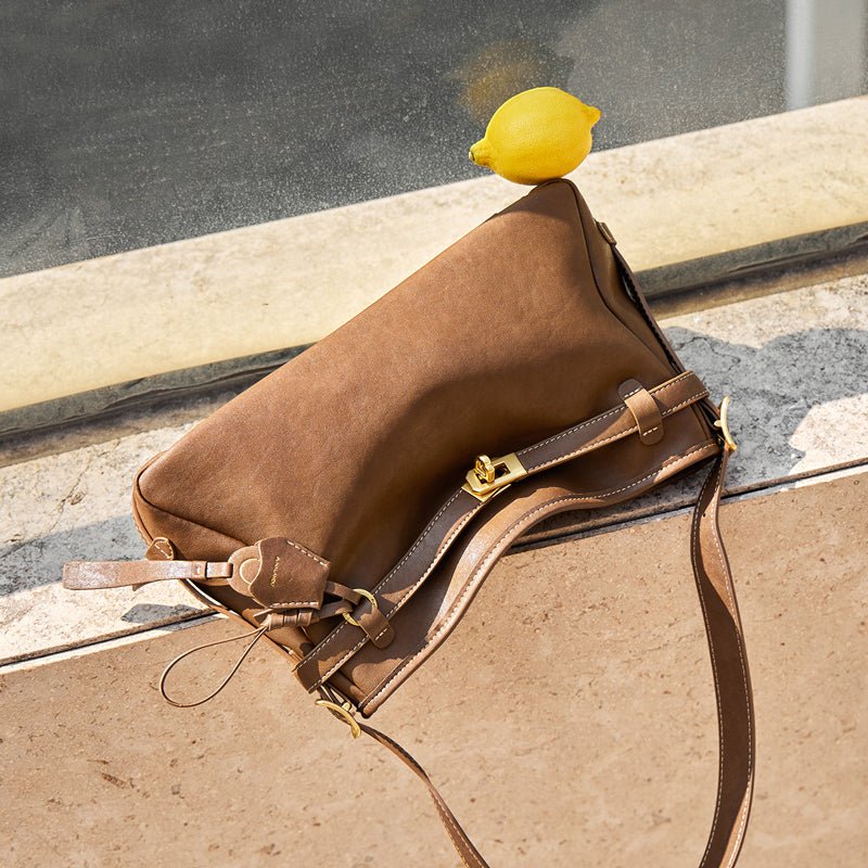 Luxe Fortune Chime Slouch Shoulder Bag