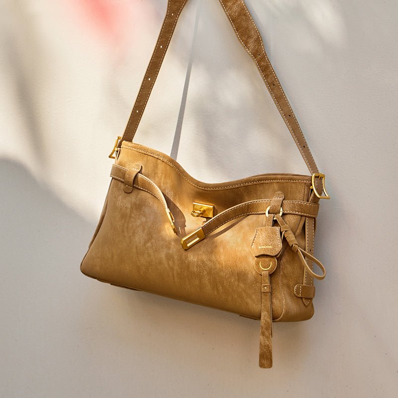 Luxe Fortune Chime Slouch Shoulder Bag