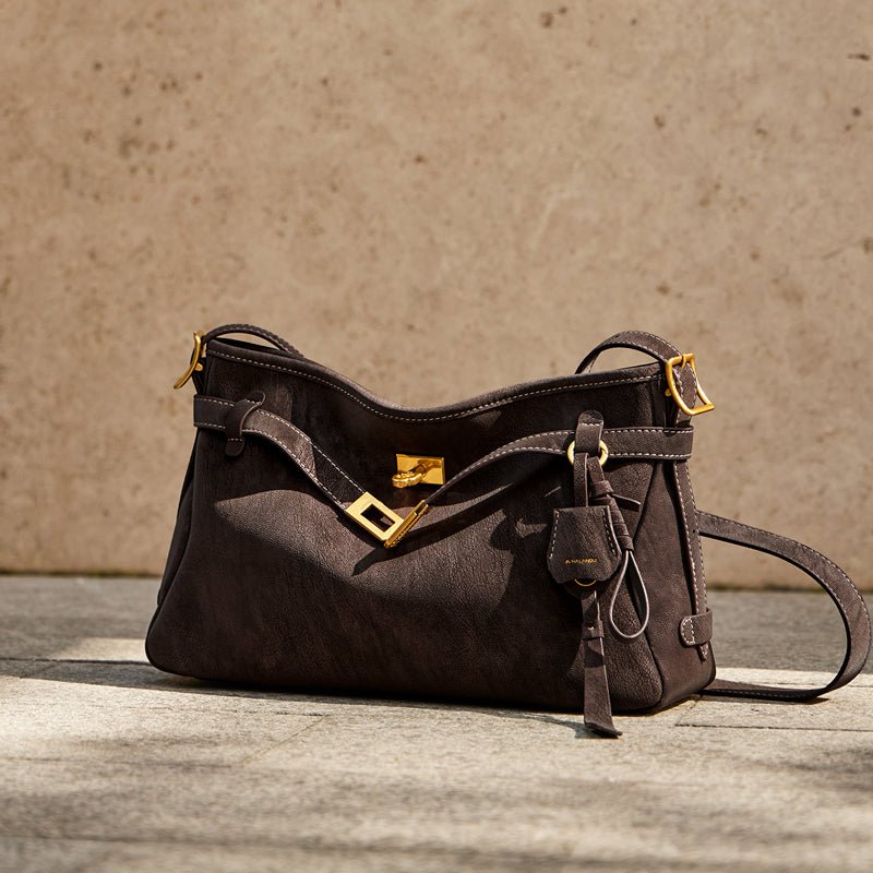 Luxe Fortune Chime Slouch Shoulder Bag