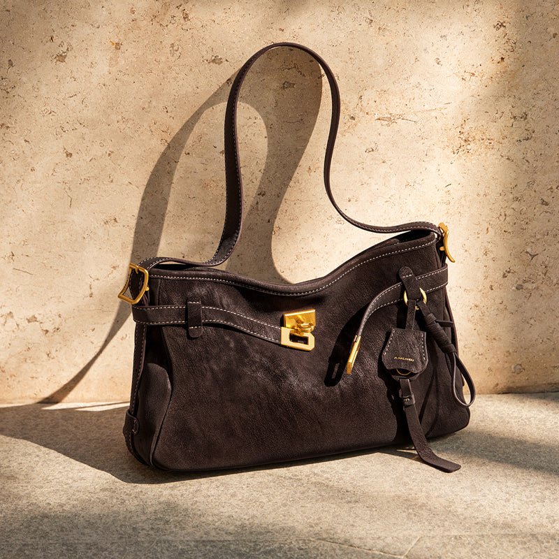 Luxe Fortune Chime Slouch Shoulder Bag
