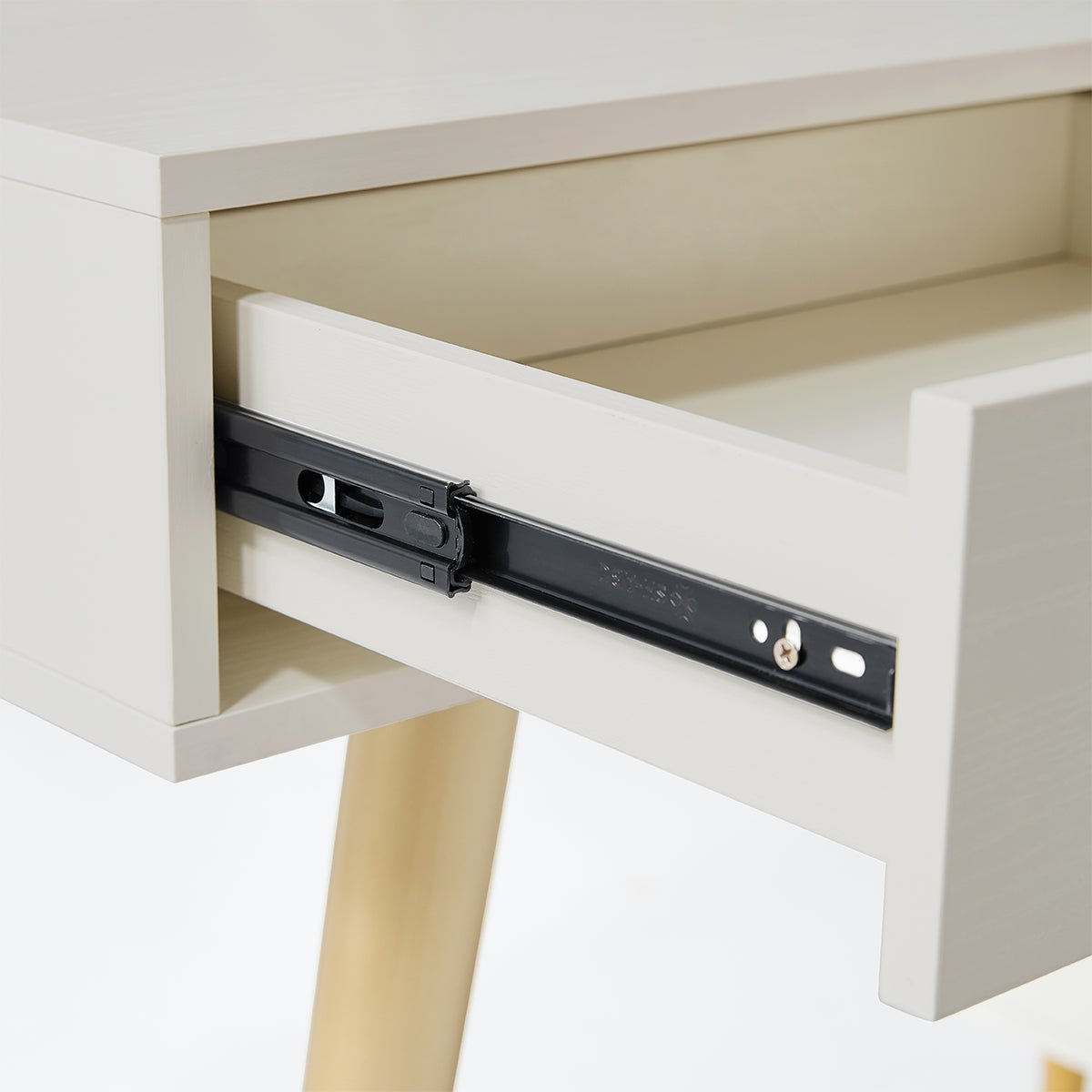 Luxury Dressing Table with Ivory Stool Set - 0cm