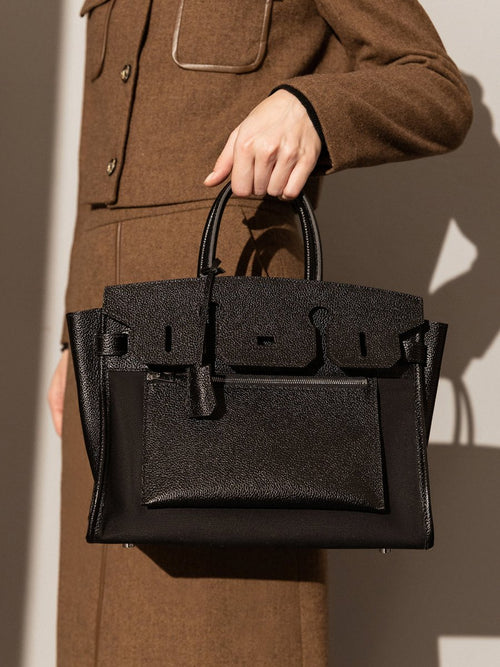 Lyon Leather Tote Bag - 0cm