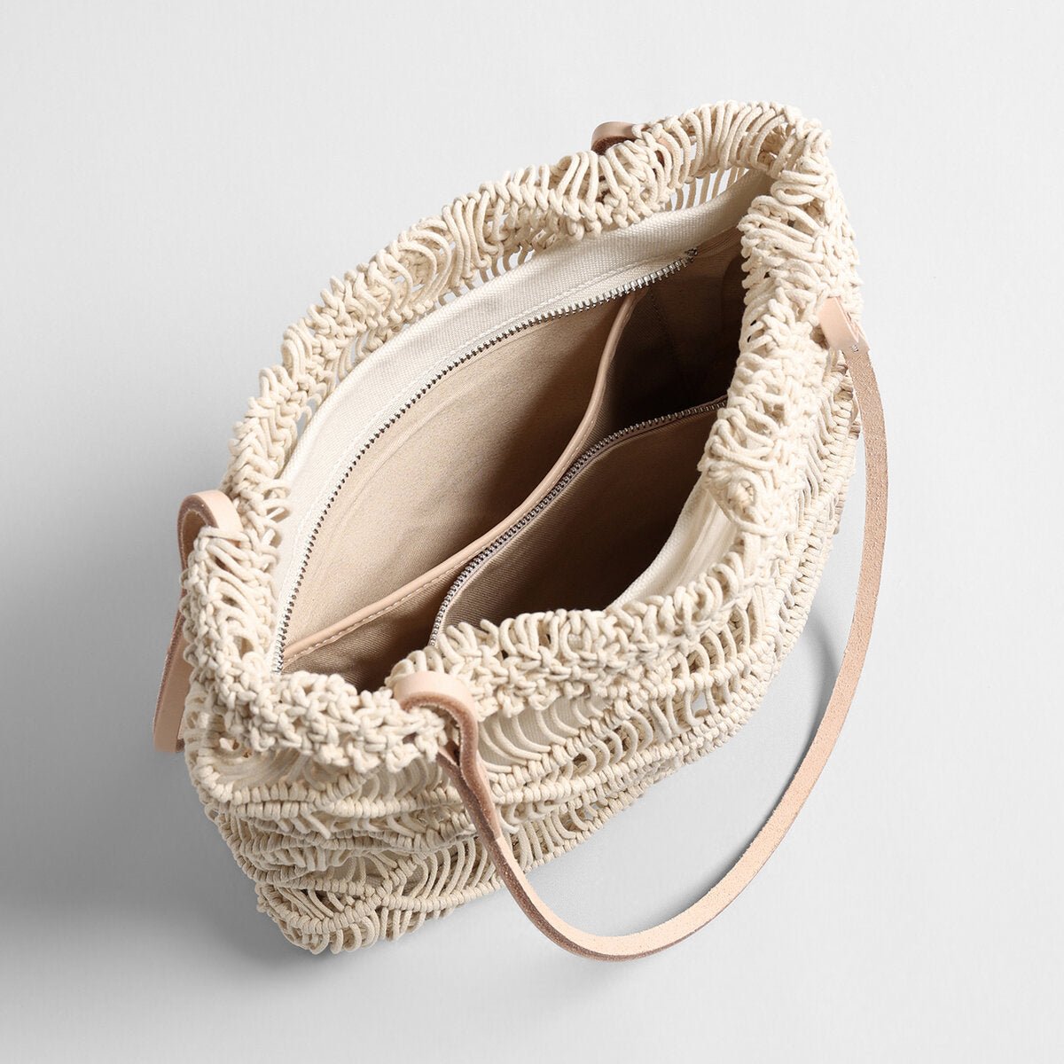 Macramé Woven Summer Tote – Large Capacity Beach Shoulder Bag