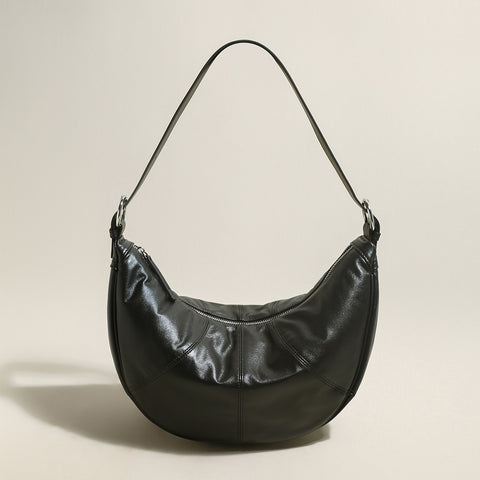 Macy Slouchy Leather Shoulder Bag