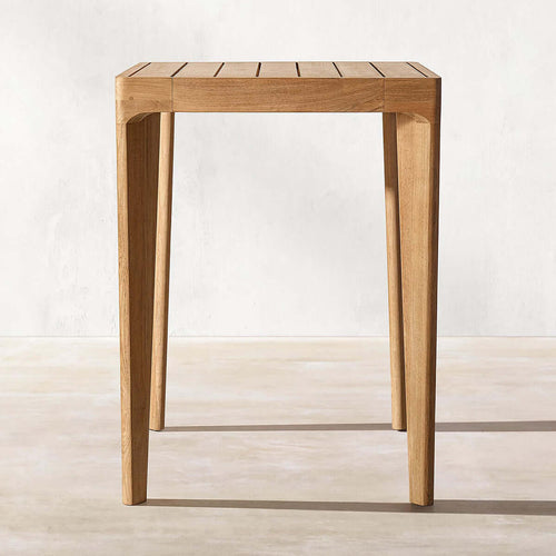 malta teak bar and counter stool 0.78m natural 1