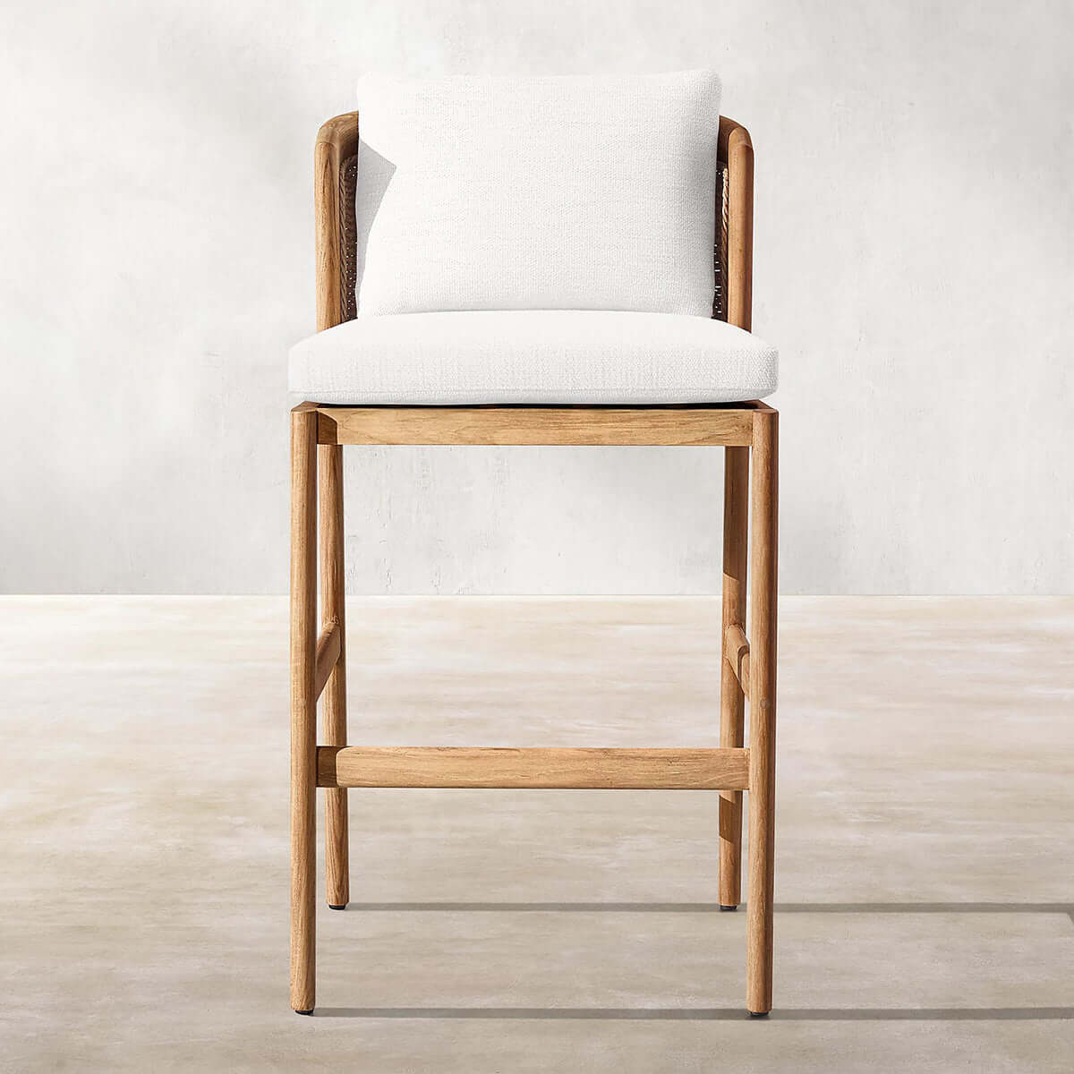 Malta Teak Bar Chair - 0cm
