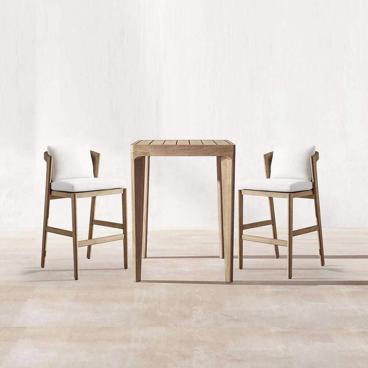 Malta Teak Bar Chair - 0cm