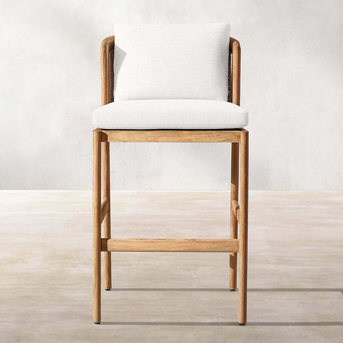 malta teak bar chair 0.94m natural 1