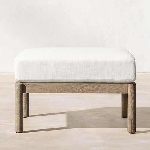 Malta Teak Mocha Ottoman - 0cm