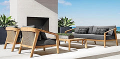 Malta Teak Rattan Sofa