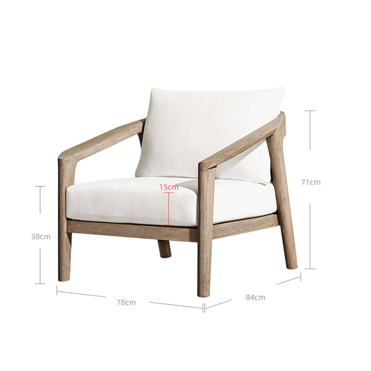 malta teak rattan sofa single all 1