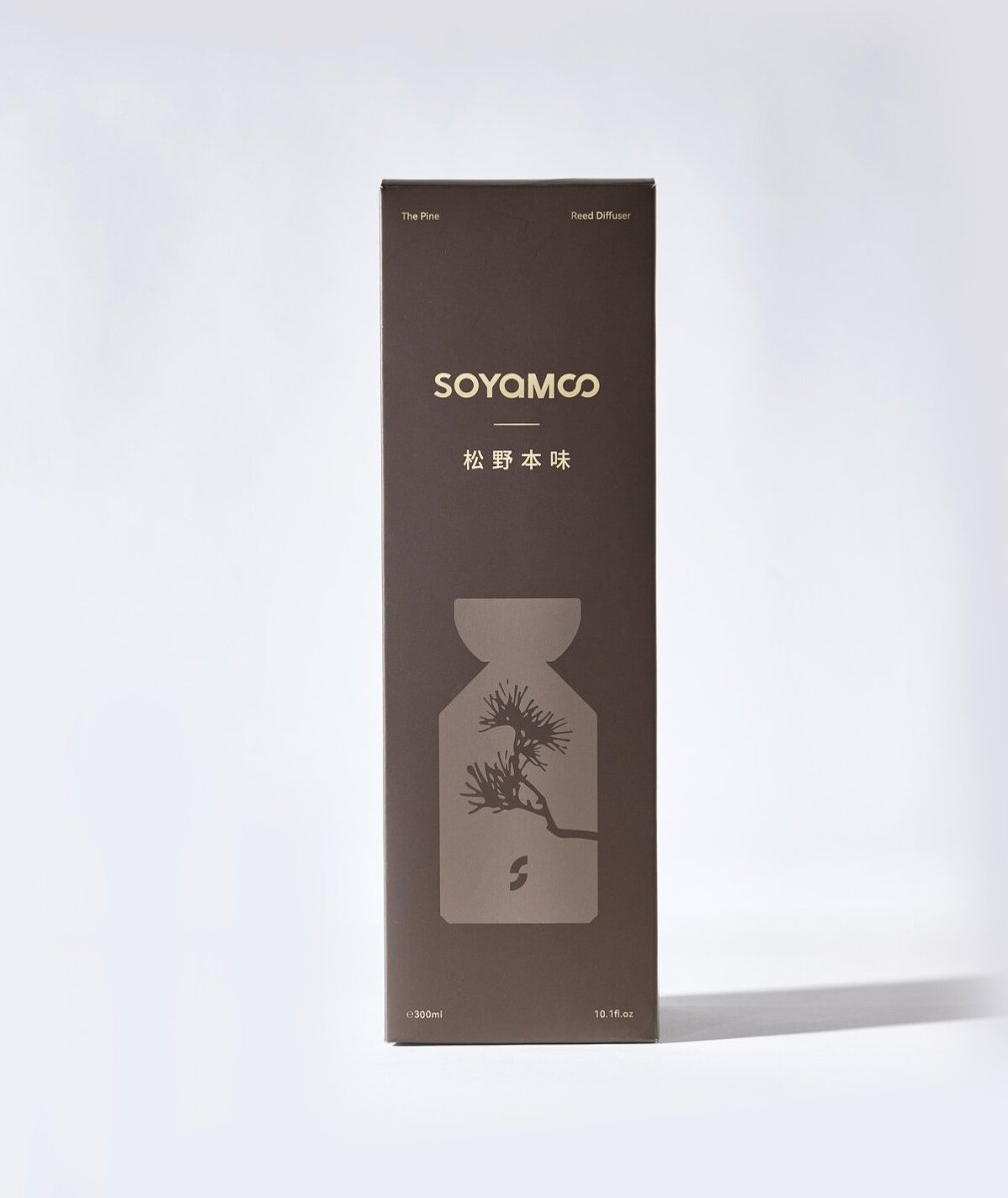 Matsuno Essence Wilderness Angled Shoulder Glass Reed Diffuser – 300ml