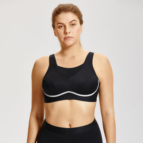 Max Comfort Lightweight Mesh Planel Full Cup Sports Bra