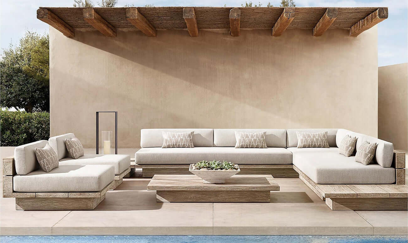 menorca island coffee table [1.5m 1.8m] mocha 1