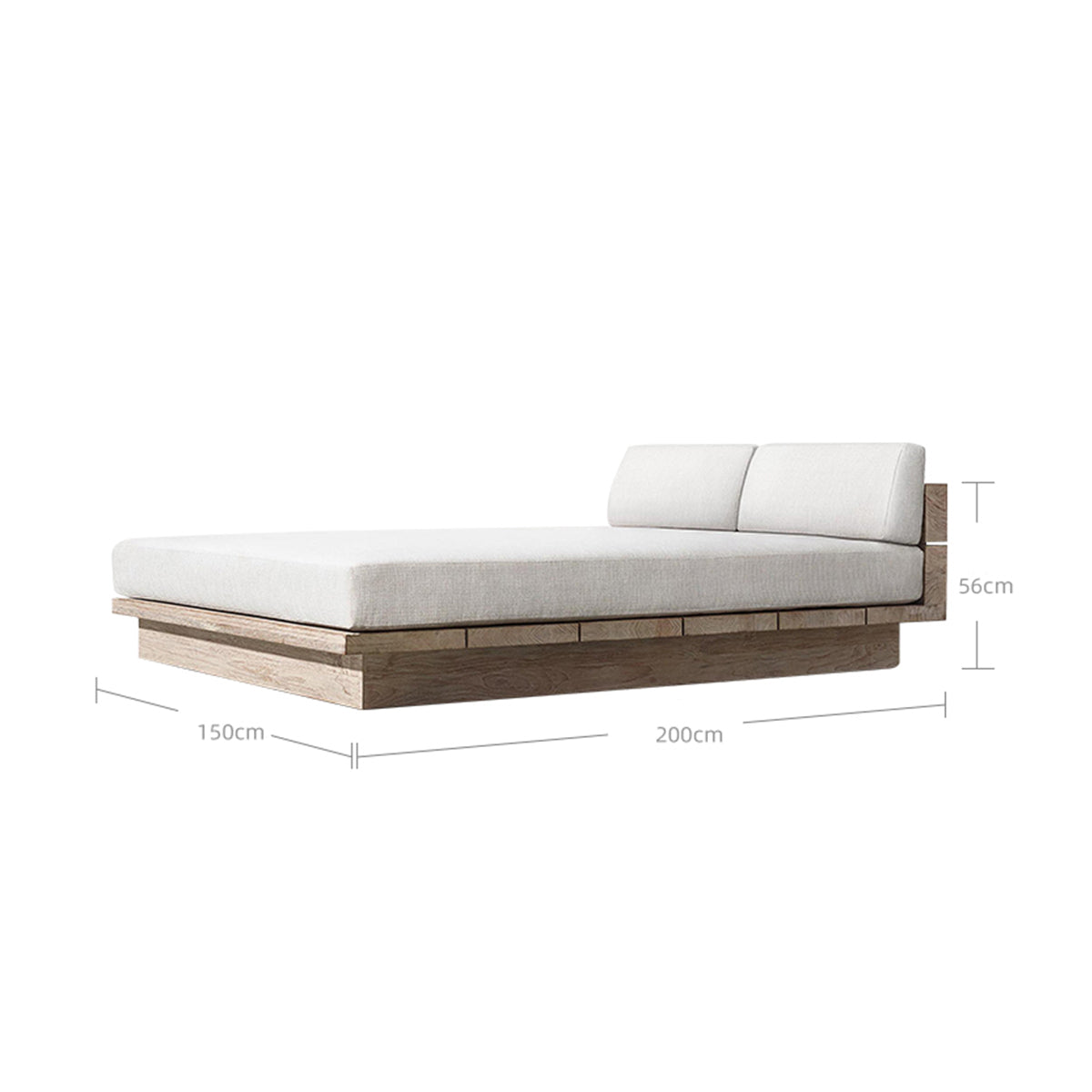 menorca island lounge sofa bed double mocha 4