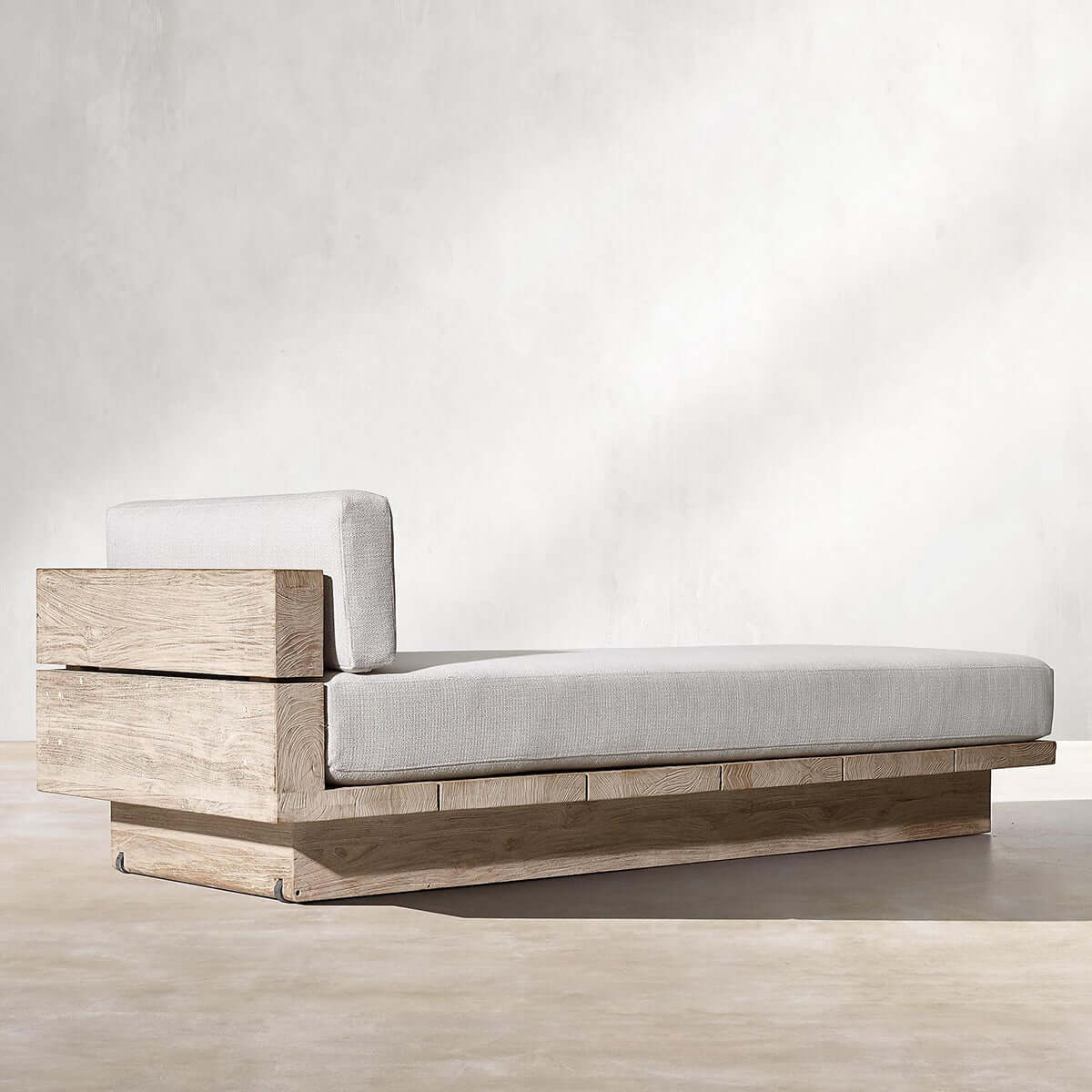 menorca island lounge sofa bed single mocha 3