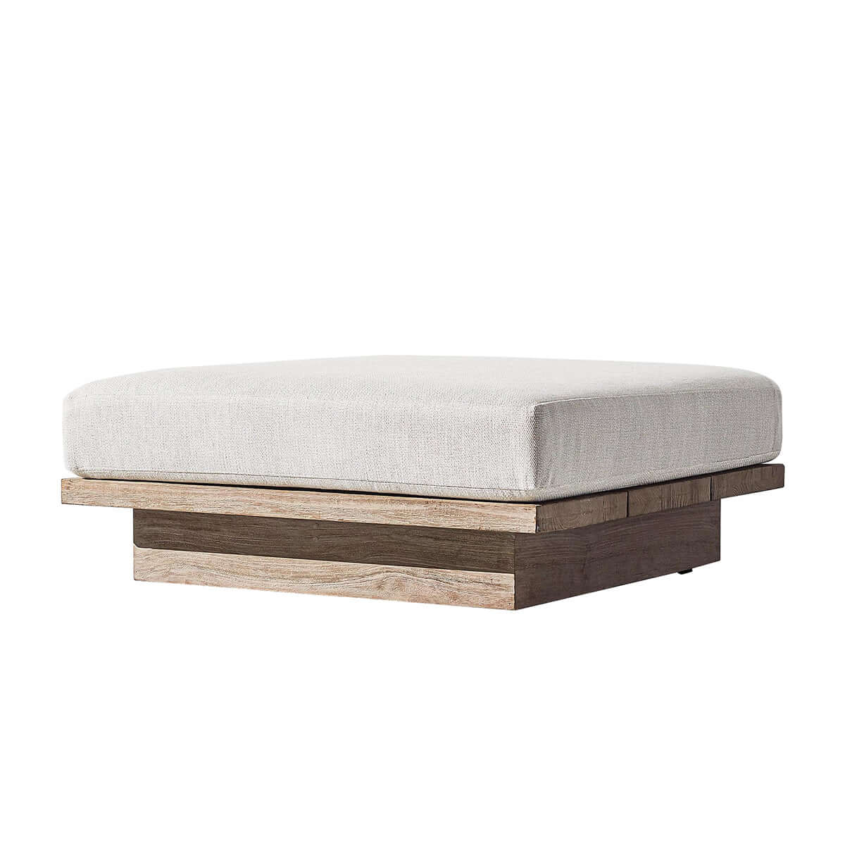 menorca island teak mocha ottoman all 4