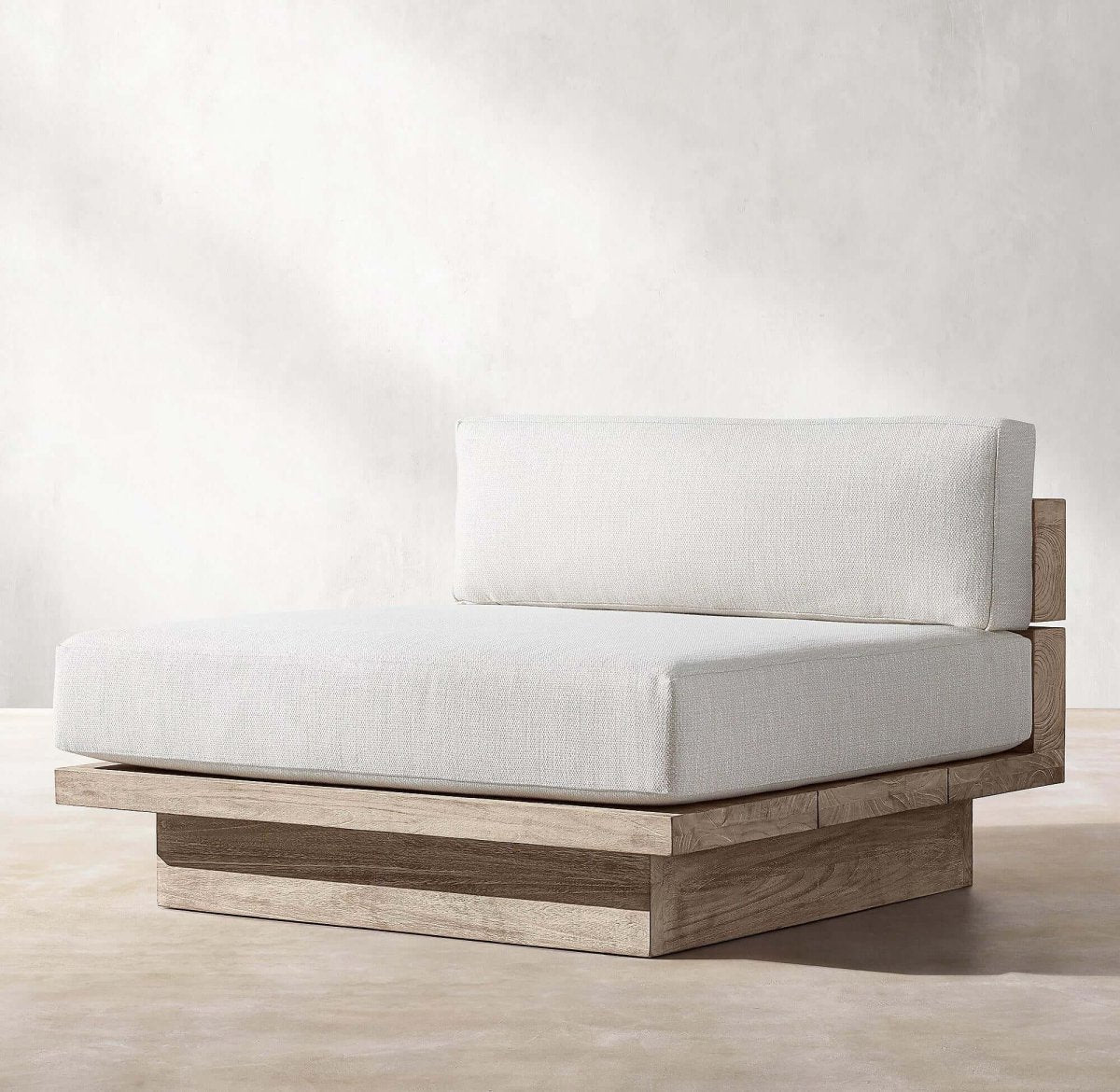menorca island teak mocha sofa single mocha 1