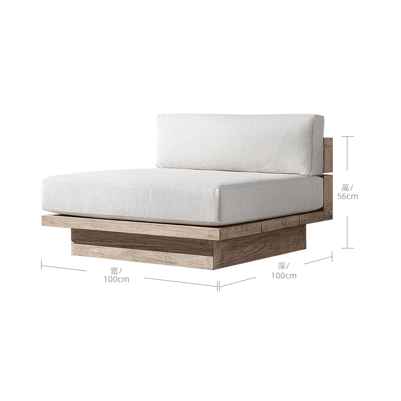 menorca island teak mocha sofa single mocha 5