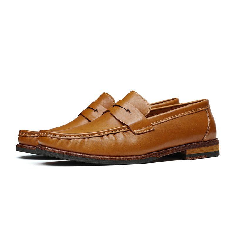 Men’s Classic Leather Penny Loafers - 0cm