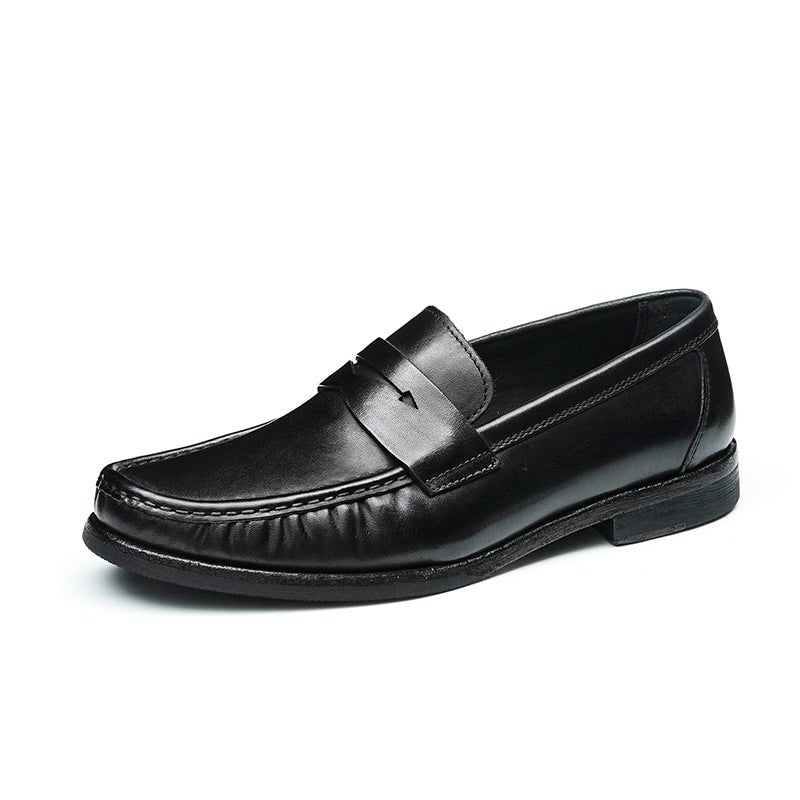 Men’s Classic Leather Penny Loafers - 0cm