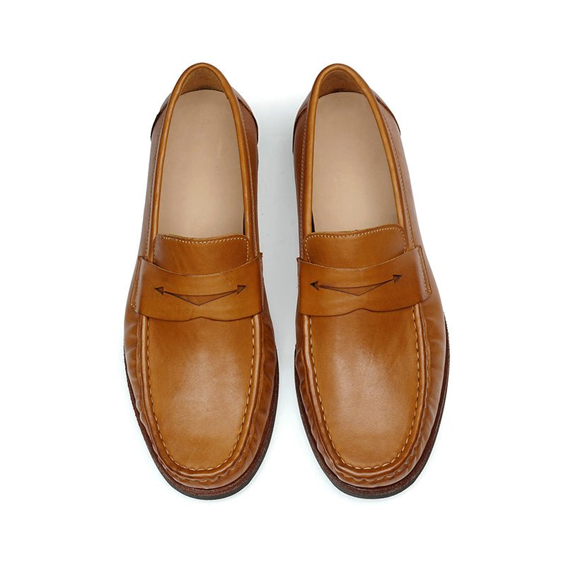 Men’s Classic Leather Penny Loafers - 0cm