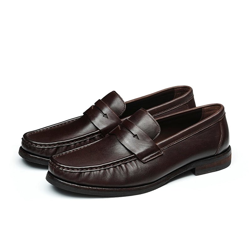 Men’s Classic Leather Penny Loafers - 0cm
