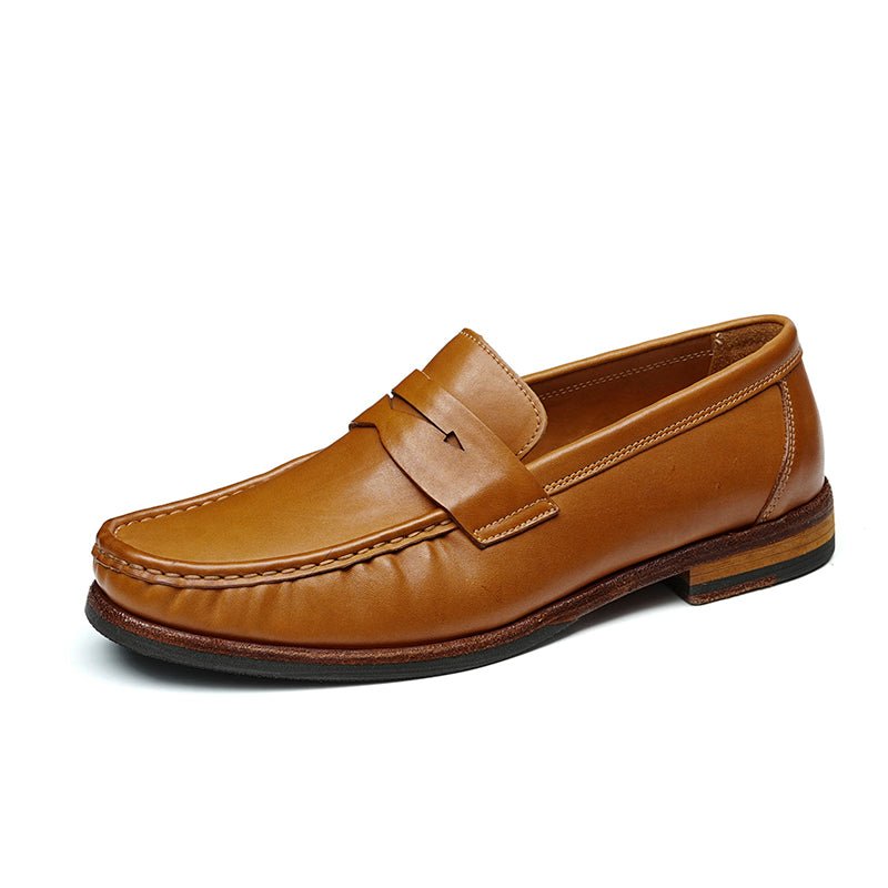 Men’s Classic Leather Penny Loafers - 0cm