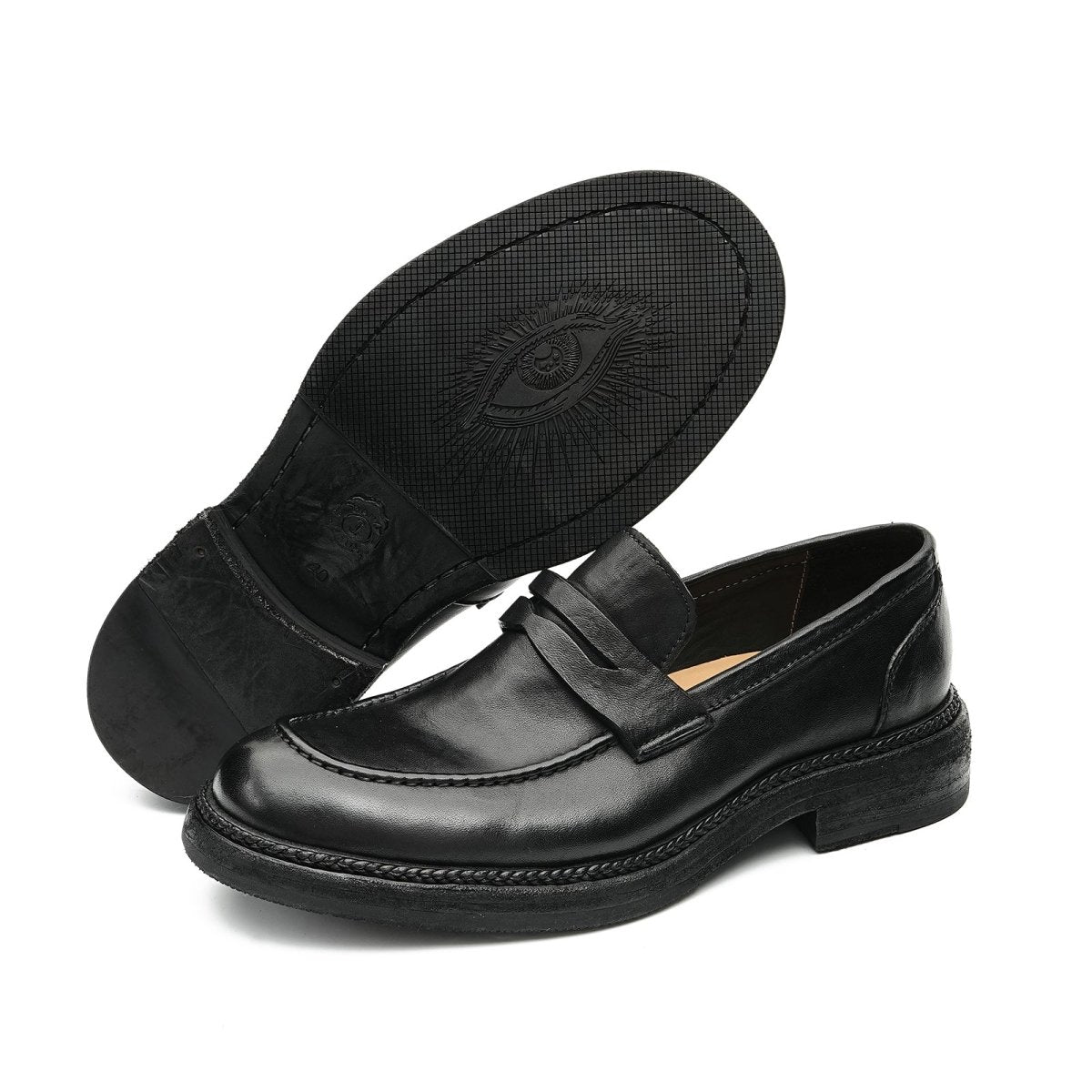 Men’s Cowhide Goodyear Formal Loafers - 0cm