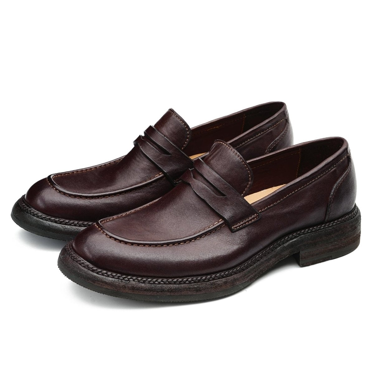 Men’s Cowhide Goodyear Formal Loafers - 0cm