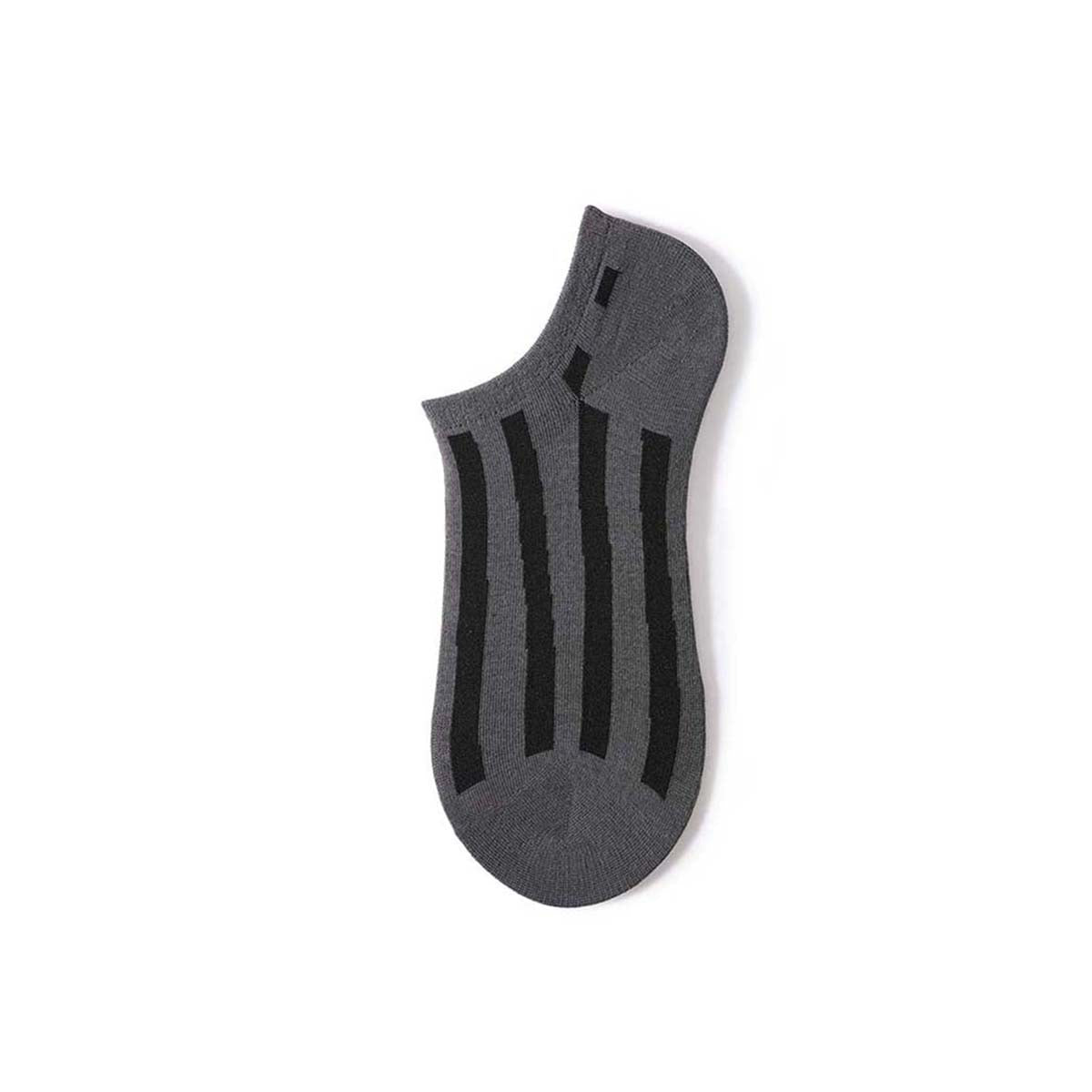 Creative Stripe & Geometric Lightweight Ankle Socks – Men's 5-Pair Summer Set