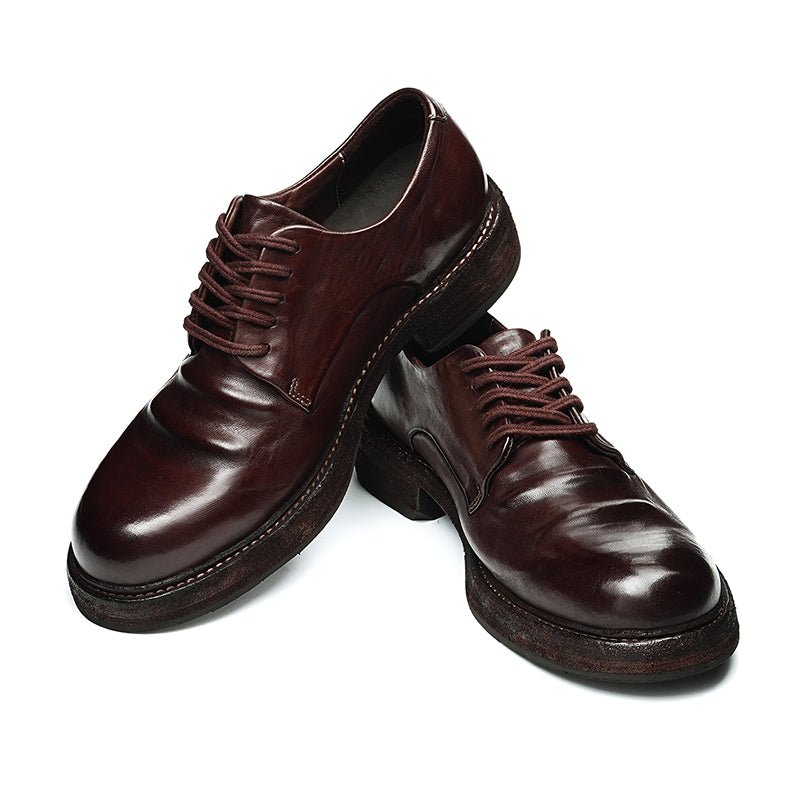 Men’s Heritage Calfskin Lace Up Derby Shoes - 0cm