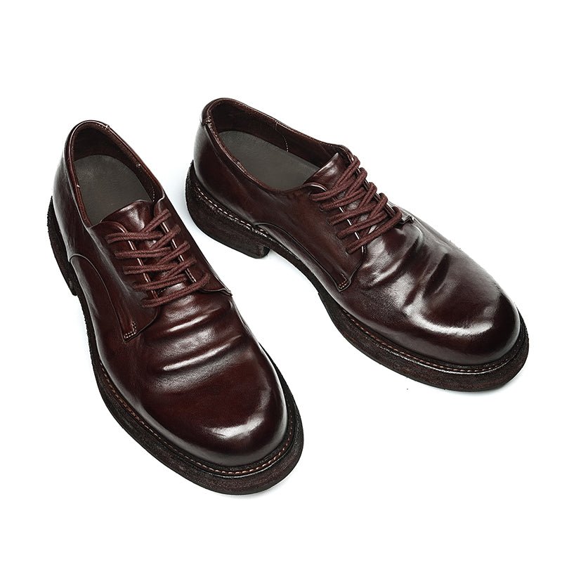 Men’s Heritage Calfskin Lace Up Derby Shoes - 0cm