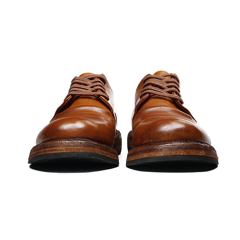 Men’s Heritage Calfskin Lace Up Derby Shoes - 0cm