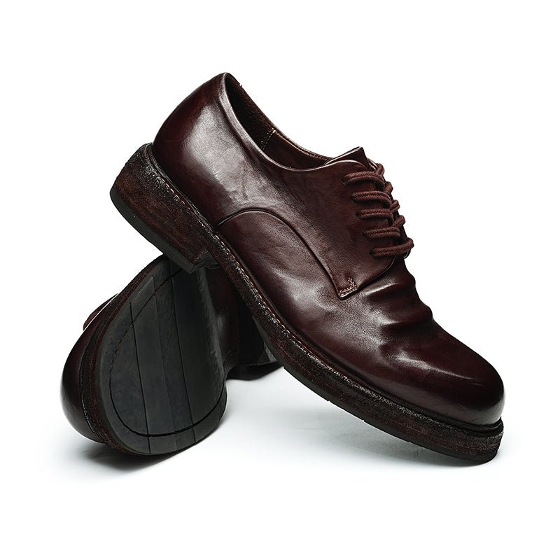 Men’s Heritage Calfskin Lace Up Derby Shoes - 0cm