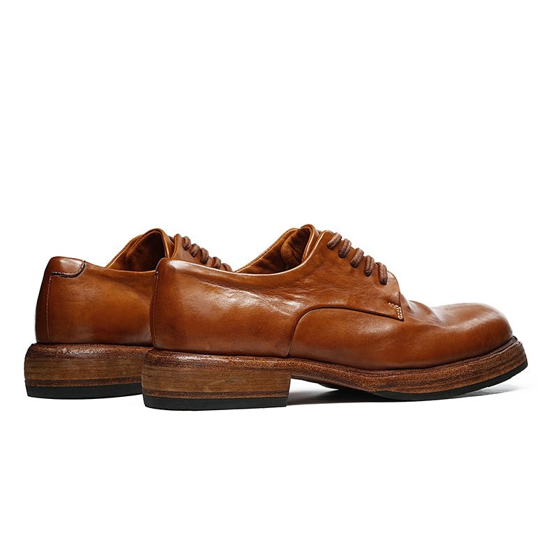 Men’s Heritage Calfskin Lace Up Derby Shoes - 0cm