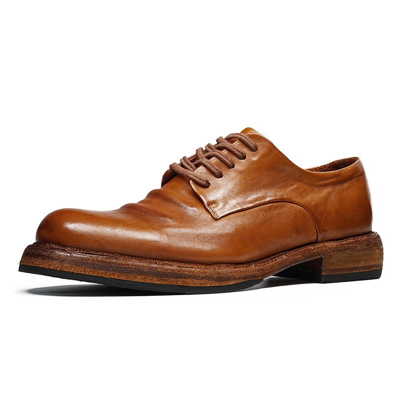 Men’s Heritage Calfskin Lace Up Derby Shoes - 0cm