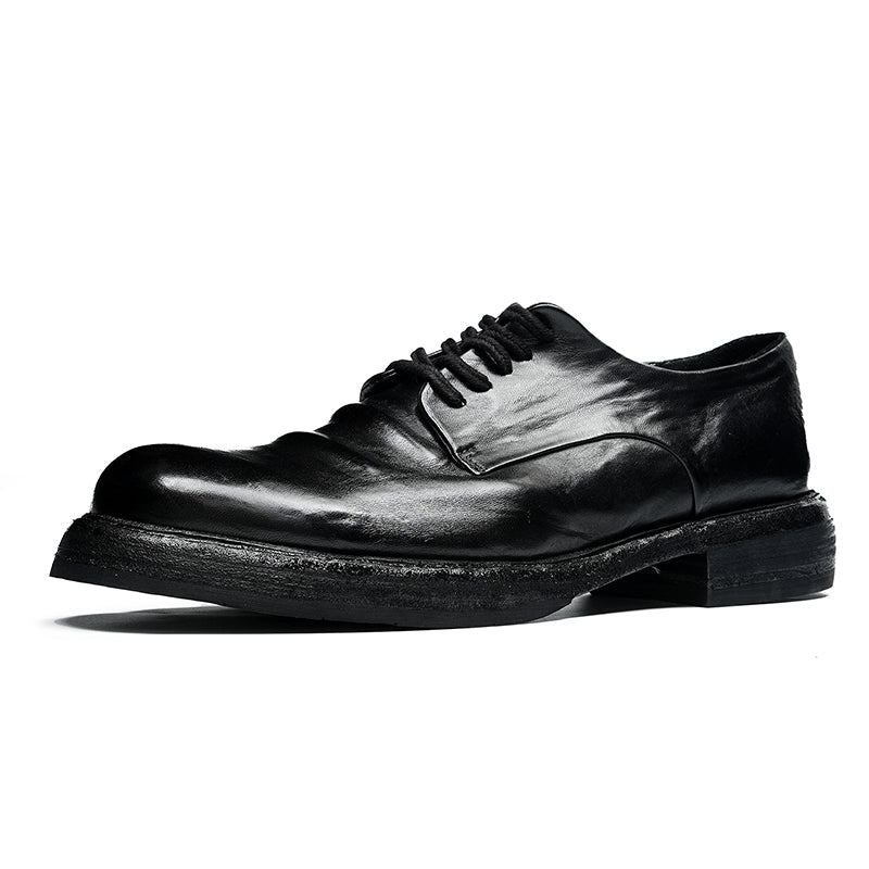 Men’s Heritage Calfskin Lace Up Derby Shoes - 0cm