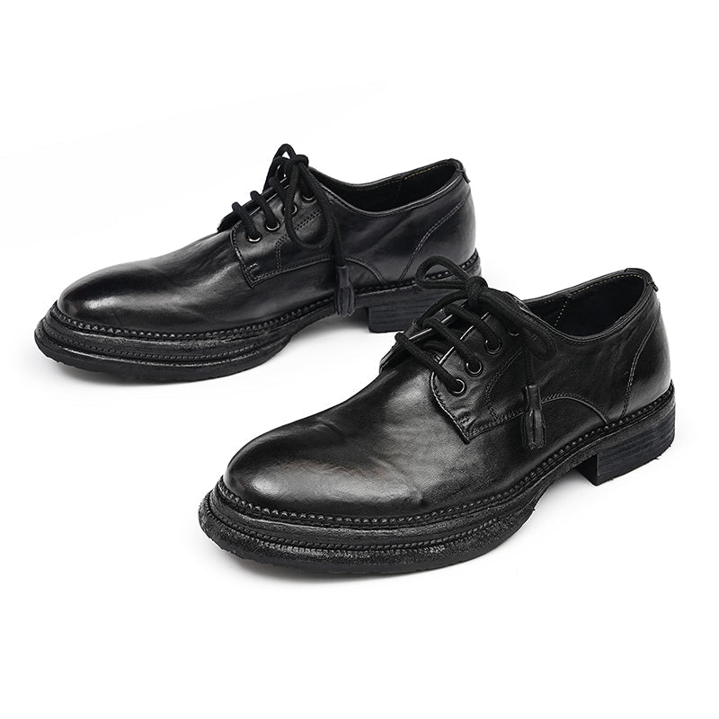 Men’s Heritage Derby Shoes with Handcrafted Detailing - 0cm