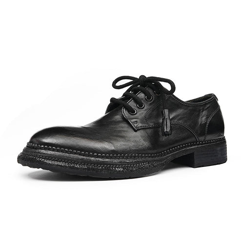 Men’s Heritage Derby Shoes with Handcrafted Detailing - 0cm