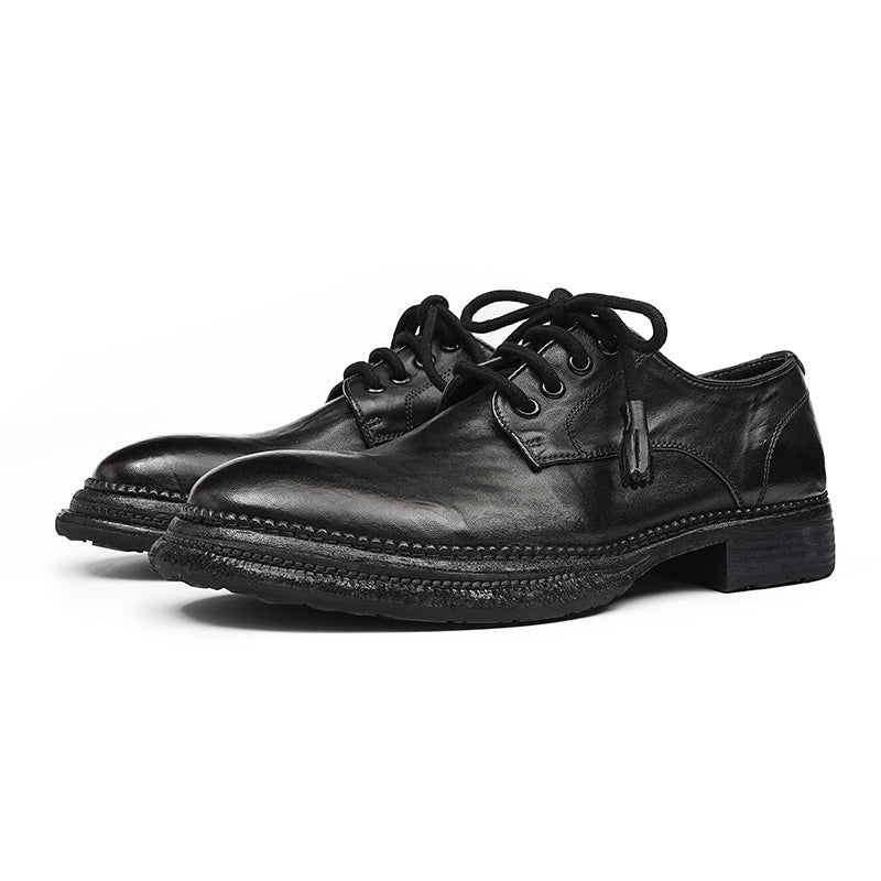 Men’s Heritage Derby Shoes with Handcrafted Detailing - 0cm