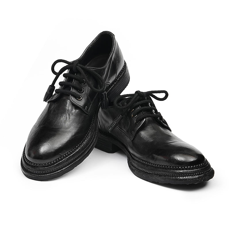 Men’s Heritage Derby Shoes with Handcrafted Detailing - 0cm