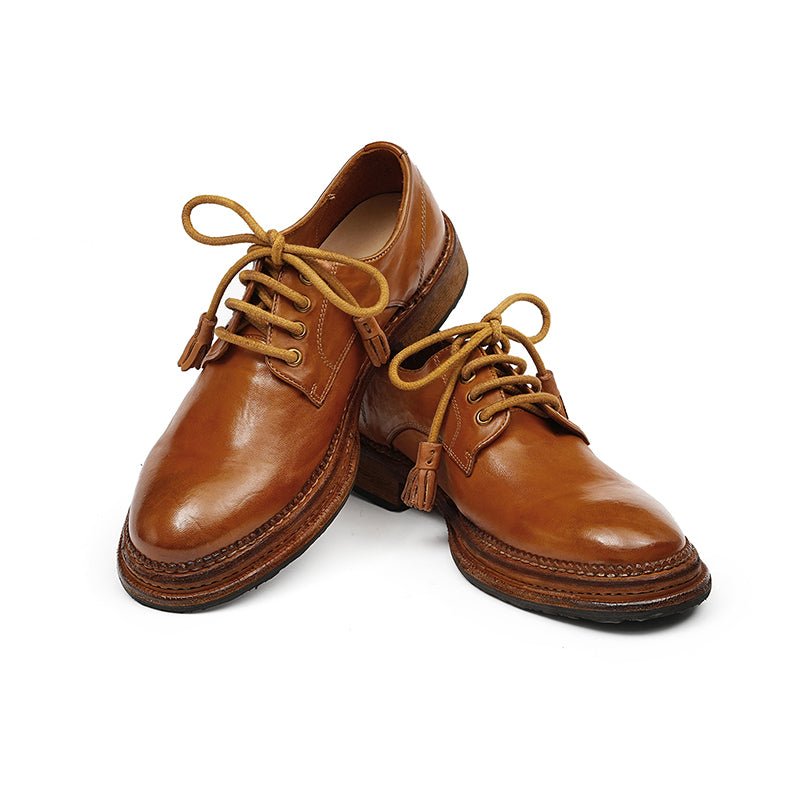 Men’s Heritage Derby Shoes with Handcrafted Detailing - 0cm