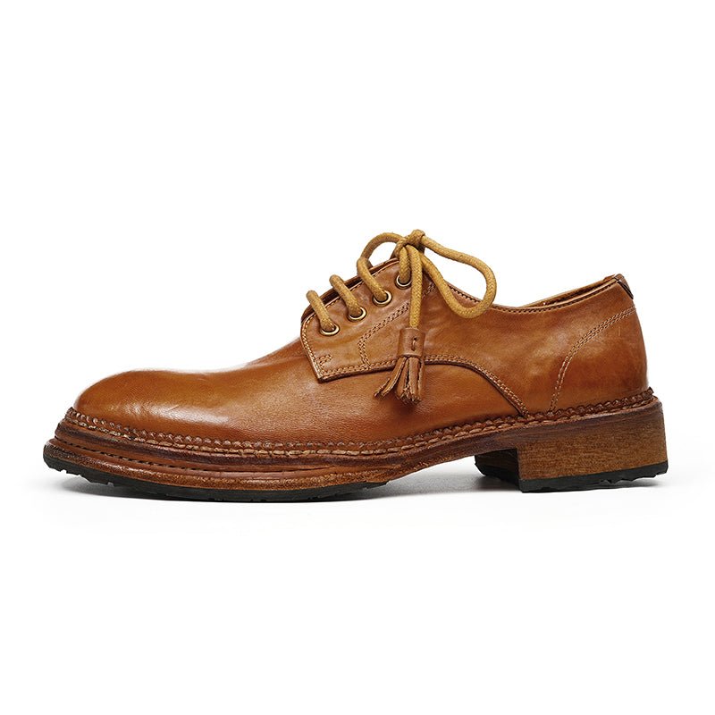 Men’s Heritage Derby Shoes with Handcrafted Detailing - 0cm