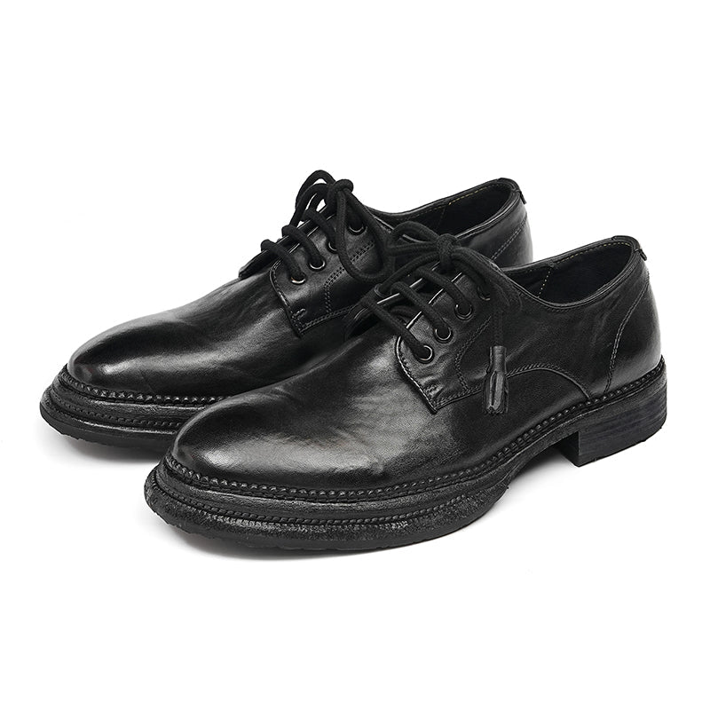 Men’s Heritage Derby Shoes with Handcrafted Detailing - 0cm